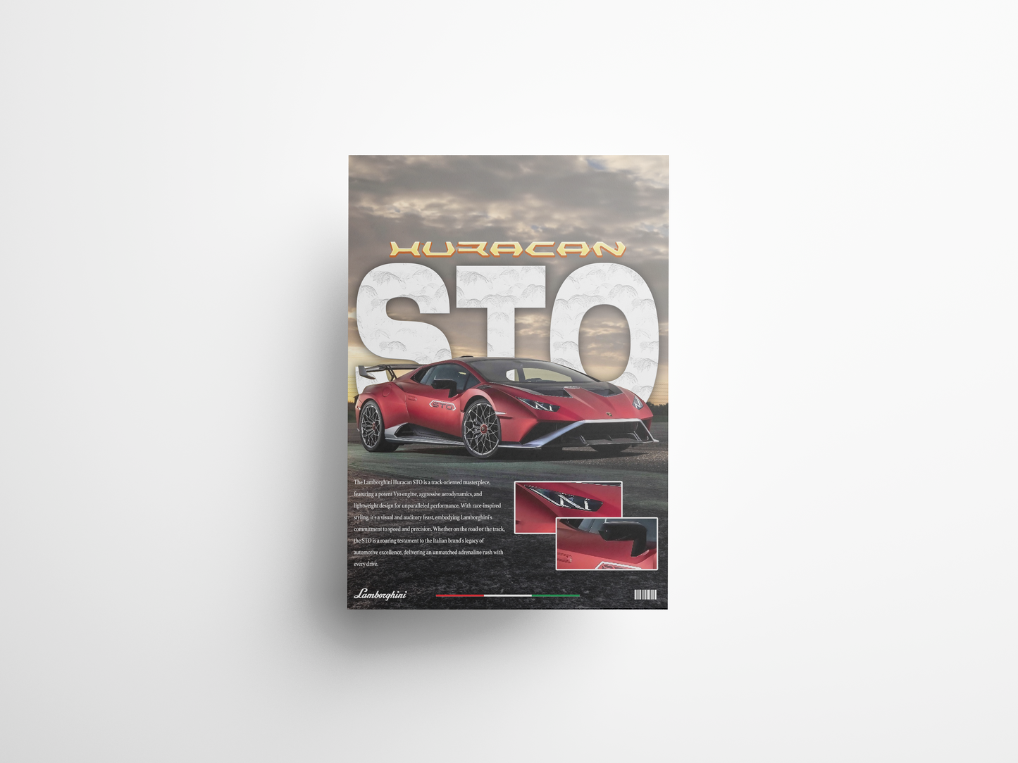 Lamborghini Huracan STO Poster