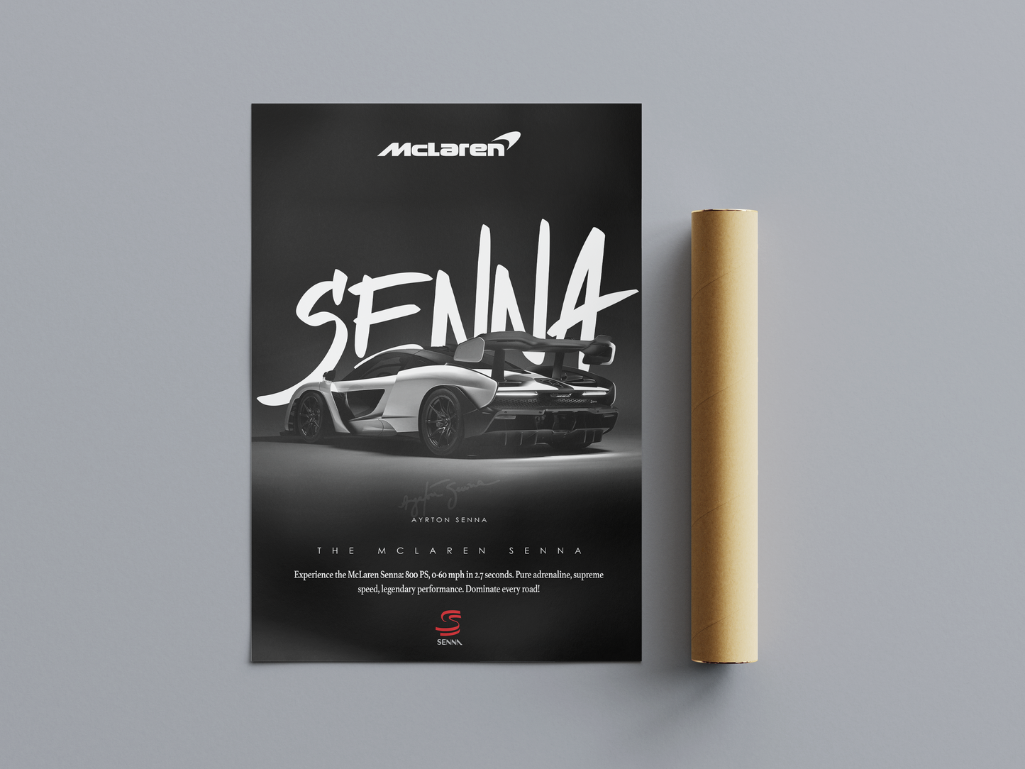 McLaren Senna Poster