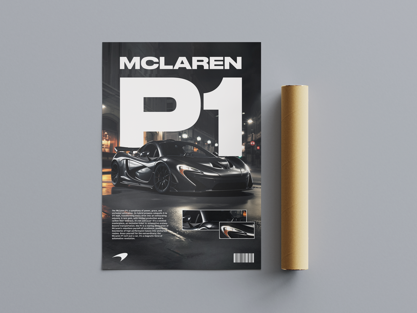 McLaren P1 Poster