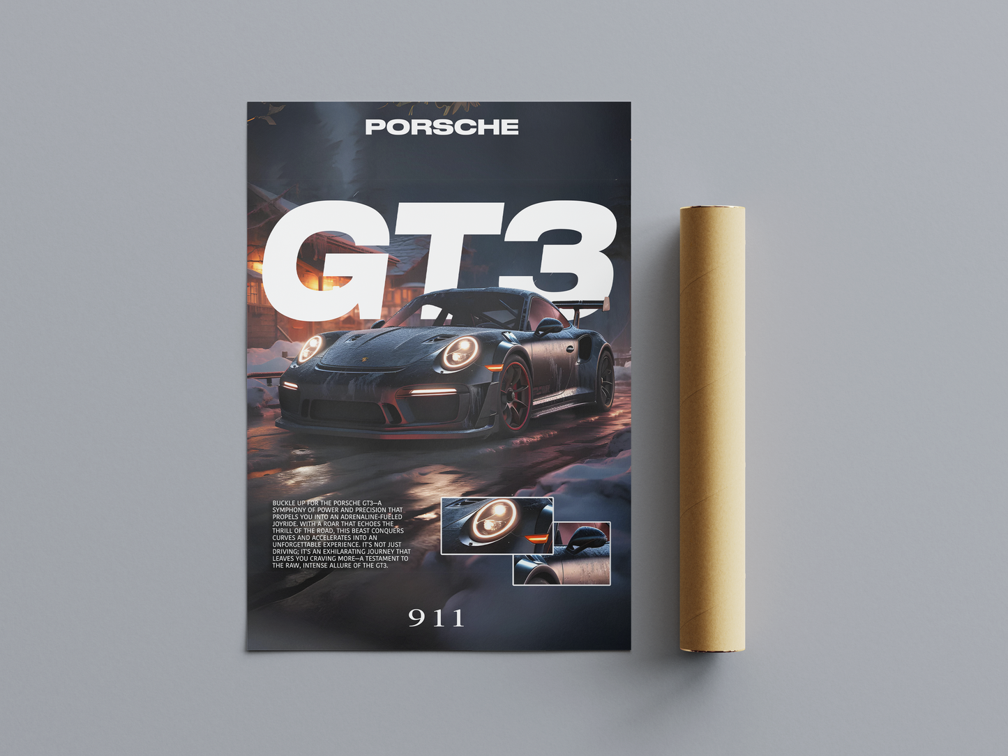Porsche 911 GT3 Poster