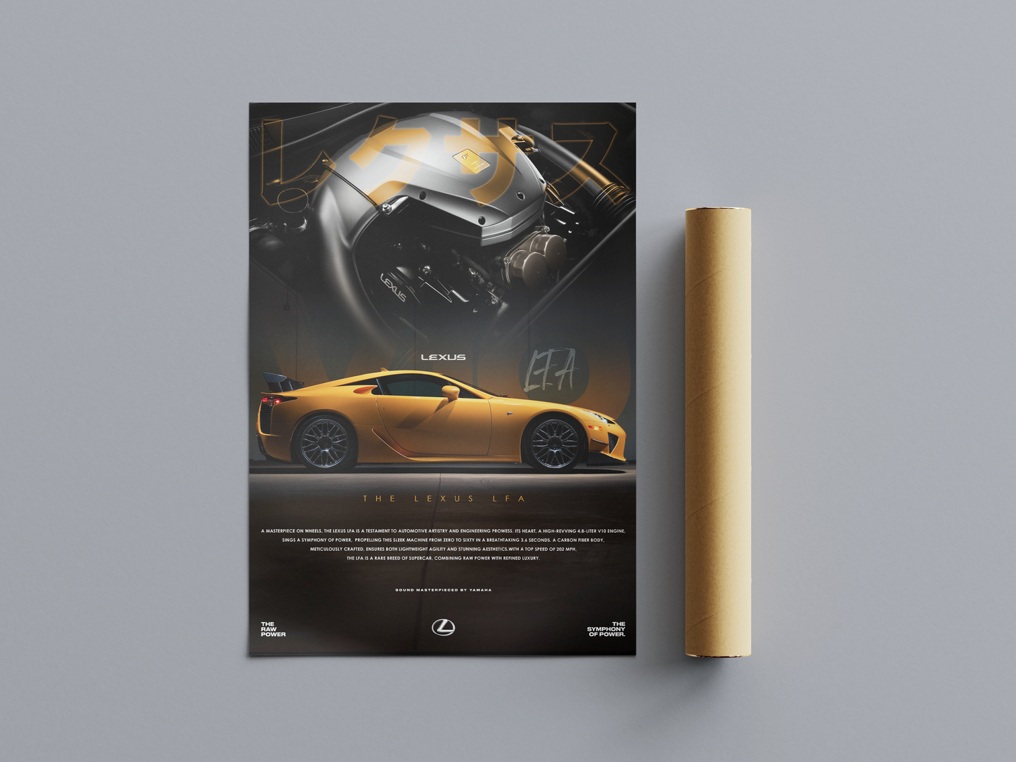 Lexus LFA V10 Poster