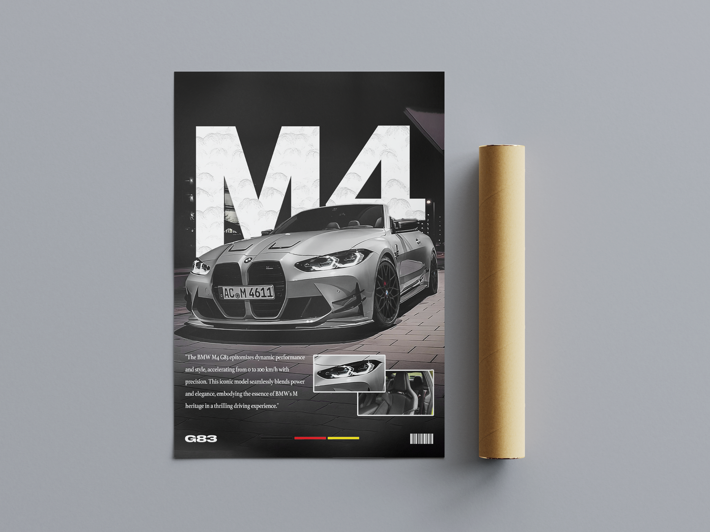 Bmw M4 G82 Competition Poster
