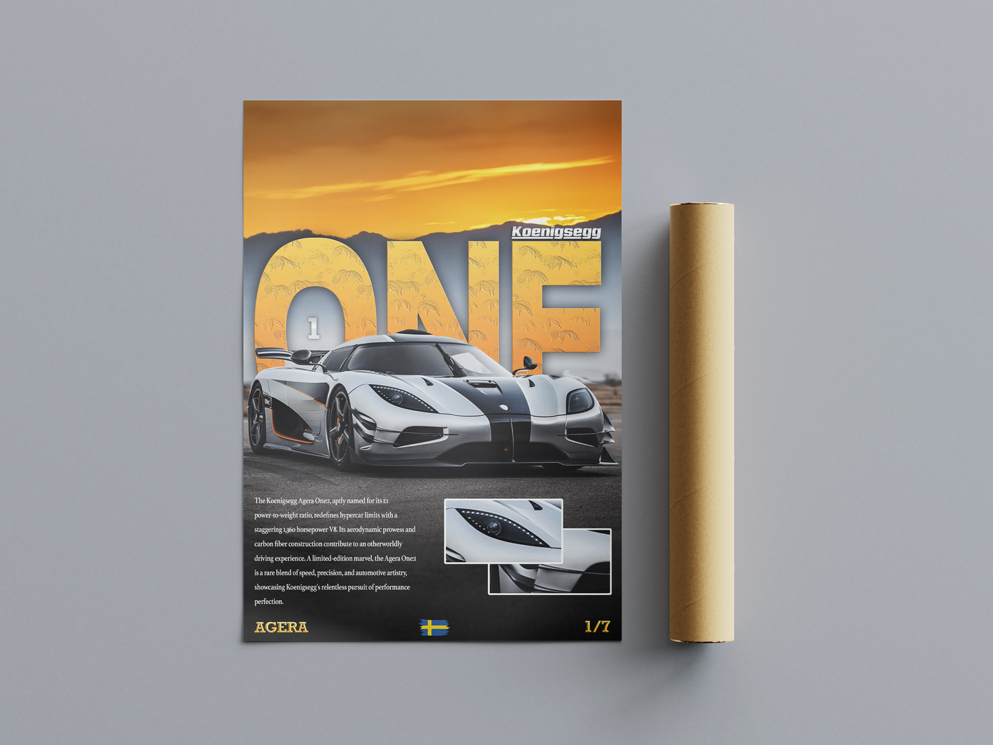 Koenigsegg Agera One:1 Poster
