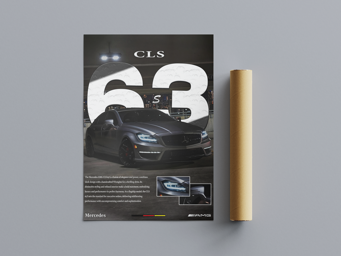 Mercedes Benz CLS 63s AMG Poster