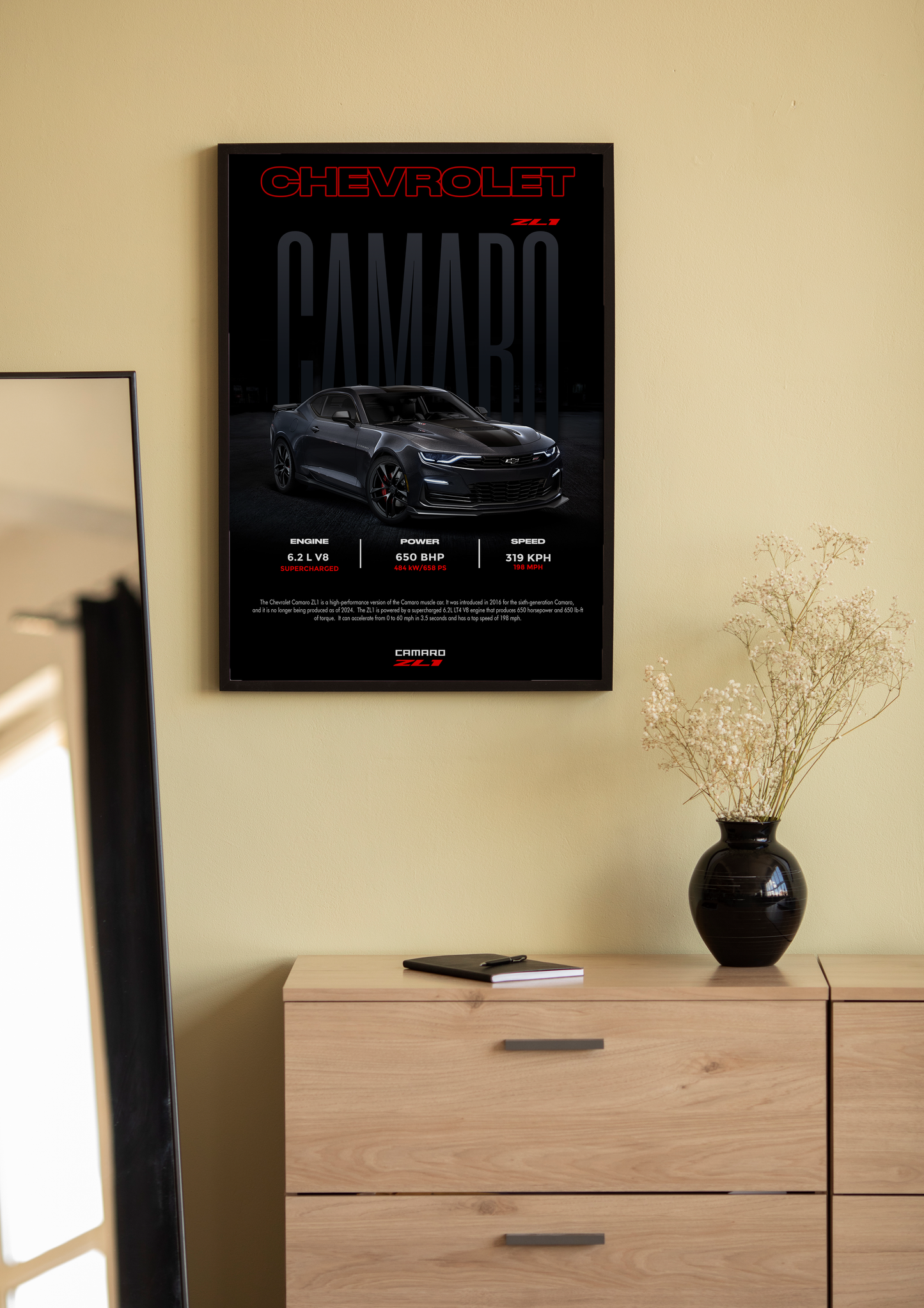 Chevrolet Camaro ZL1 (50th Edition) Poster