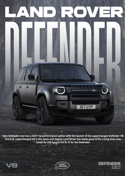 Land Rover Defender 110 Poster