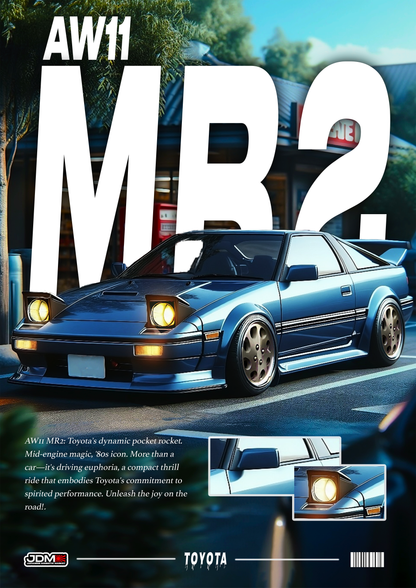 Toyota MR2 aw11 Poster