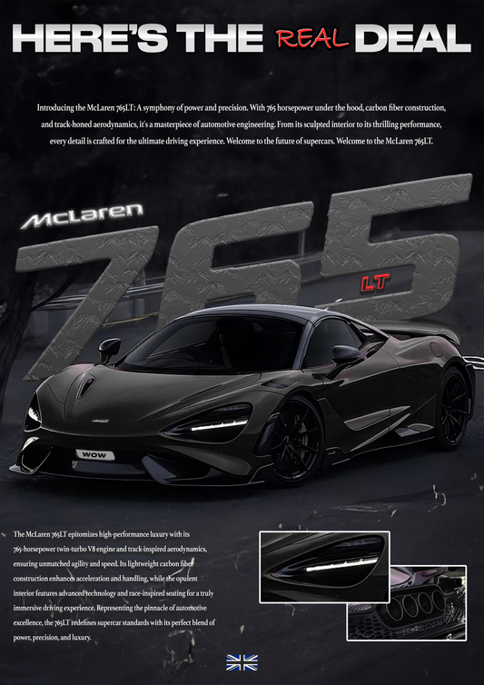 McLaren 765 LT Poster