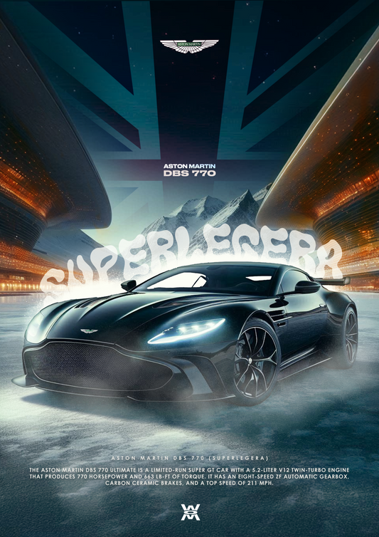 Aston Martin DBS 770 Poster