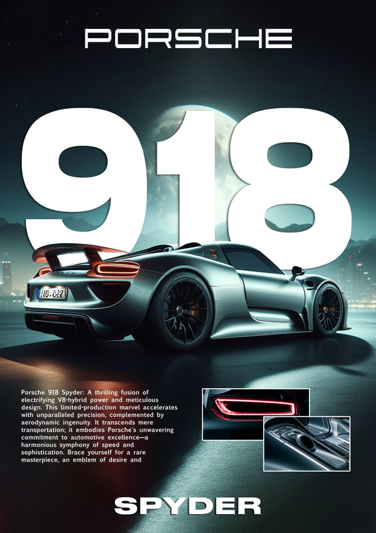 Porsche 918 Spyder Poster