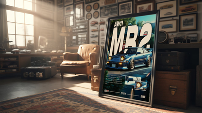 Toyota MR2 aw11 Poster