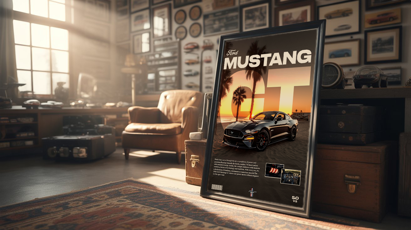 Shelby Mustang GT500 Poster