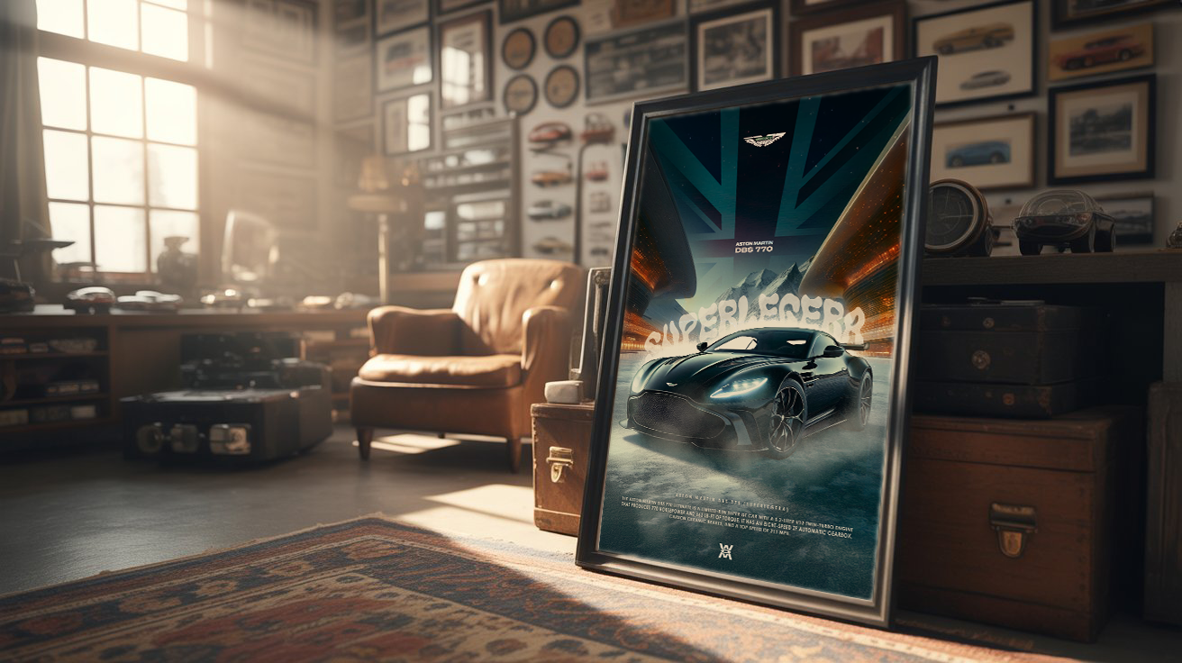 Aston Martin DBS 770 Poster