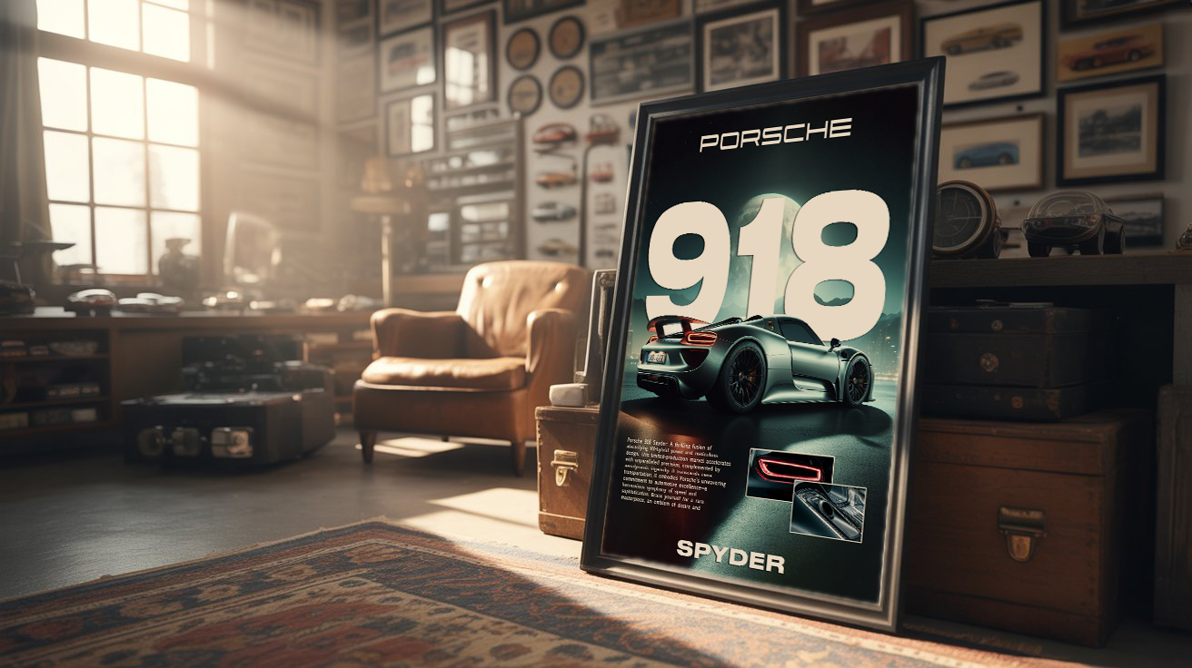 Porsche 918 Spyder Poster