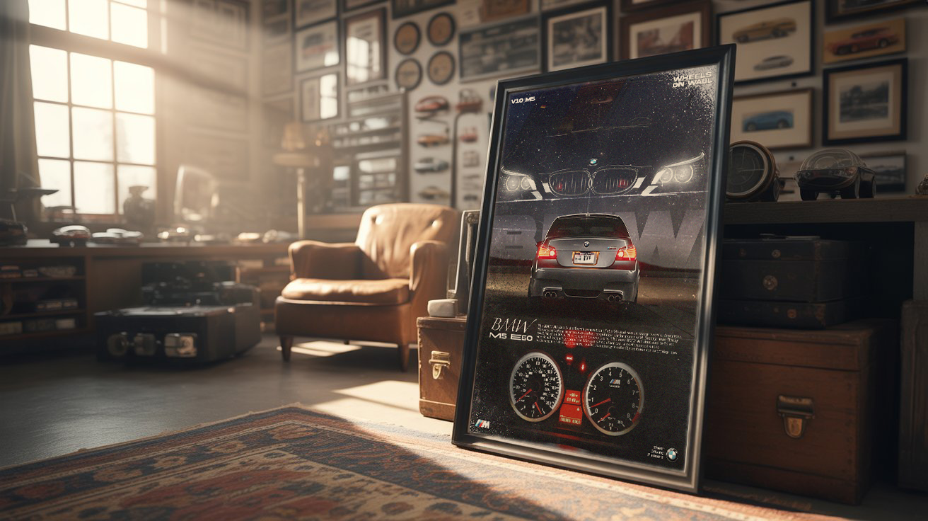 2005 BMW M5 E60 Poster