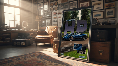 Pagani Zonda HP Barchetta Poster