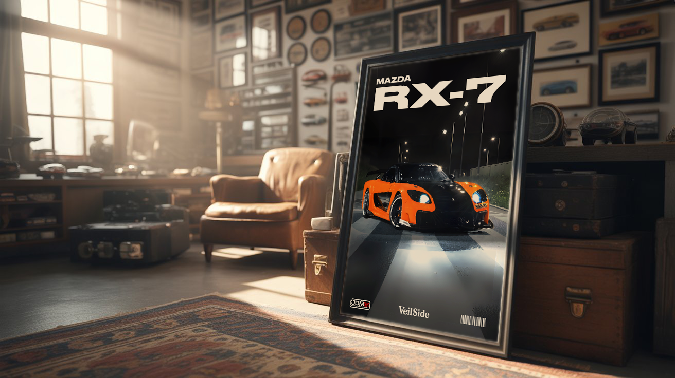 Mazda RX-7 Veilside Poster