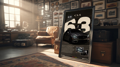 Mercedes Benz CLS 63s AMG Poster