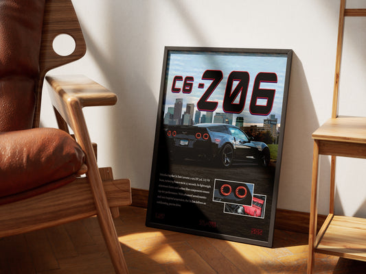 Chevrolet Corvette C6 Z06 Poster