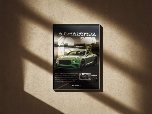 Bentley Continental GT Speed Poster