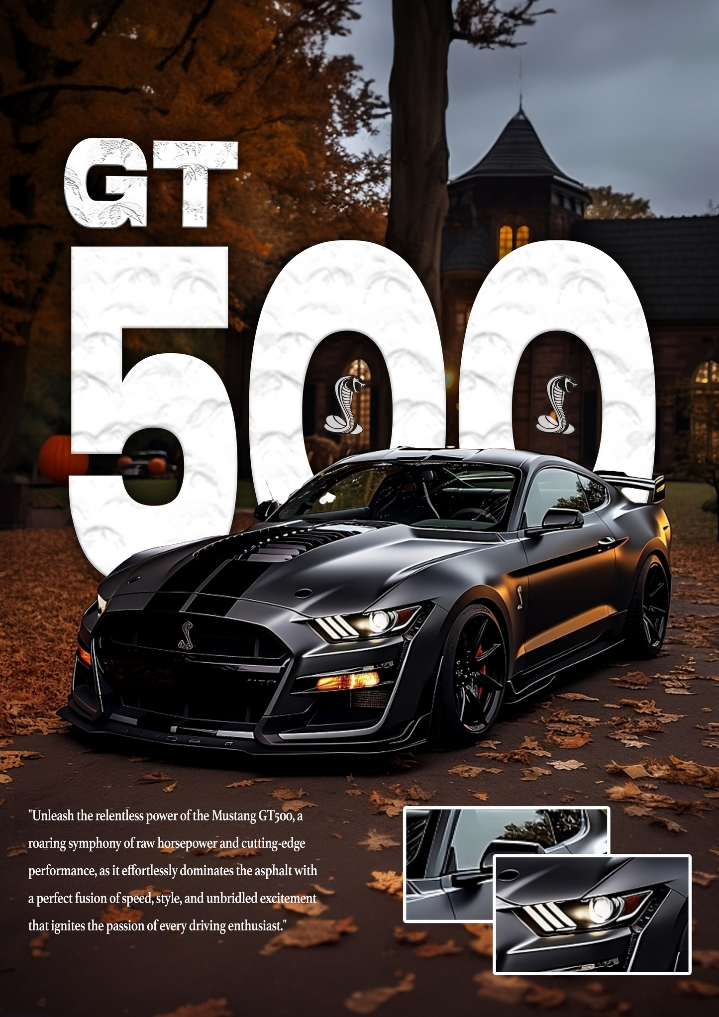 Shelby Mustang GT500 Poster