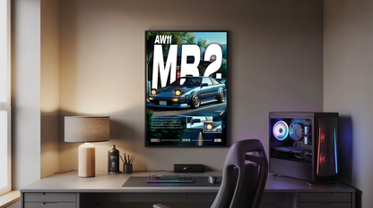 Toyota MR2 aw11 Poster