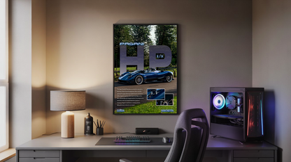 Pagani Zonda HP Barchetta Poster