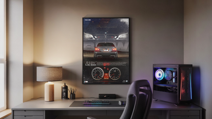 2005 BMW M5 E60 Poster