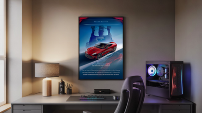 Aston Martin Vanquish 2025 Poster