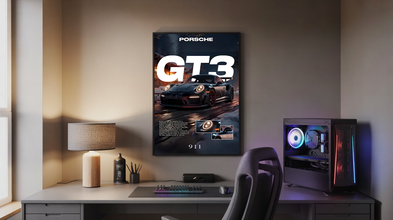 Porsche 911 GT3 Poster