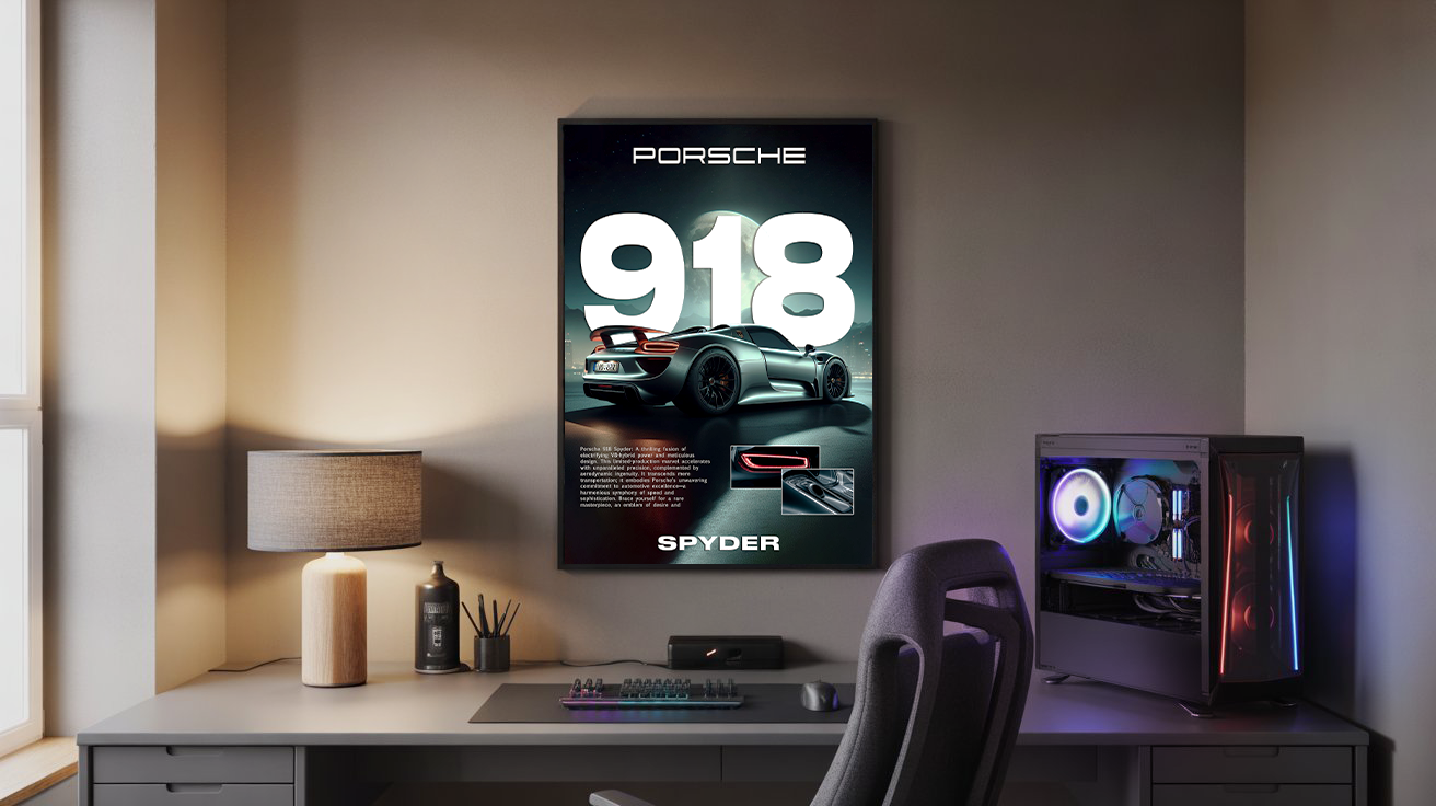 Porsche 918 Spyder Poster