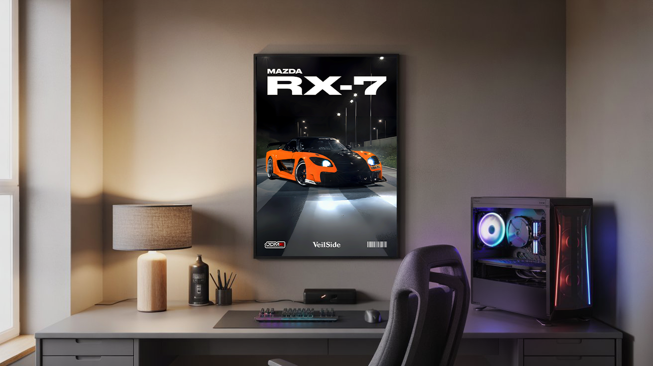 Mazda RX-7 Veilside Poster