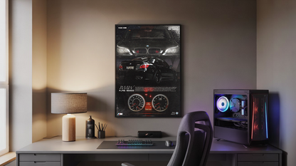 2005 BMW M5 E60 Poster