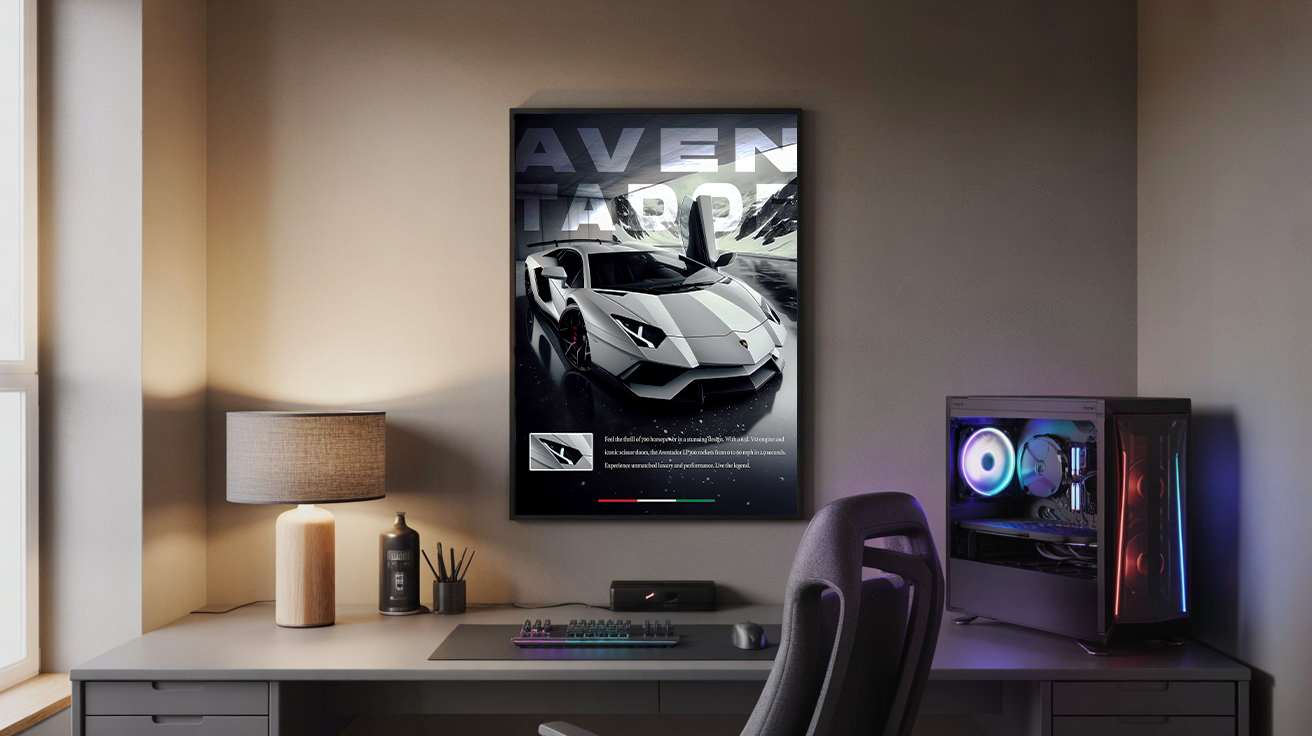 Lamborghini Aventador LP 700-4 Poster