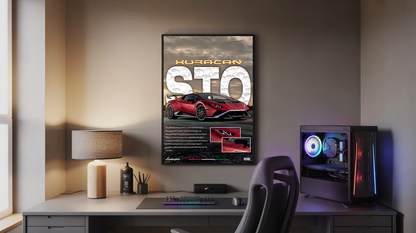 Lamborghini Huracan STO Poster