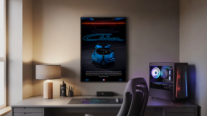 Bugatti Chiron Poster