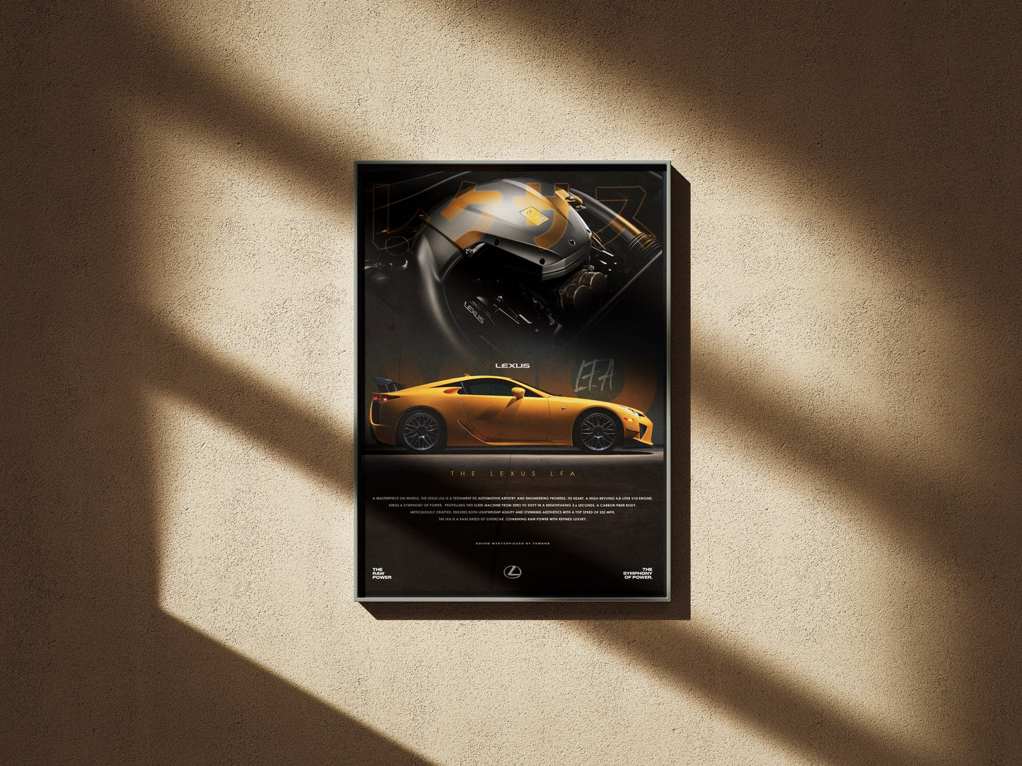 Lexus LFA V10 Poster
