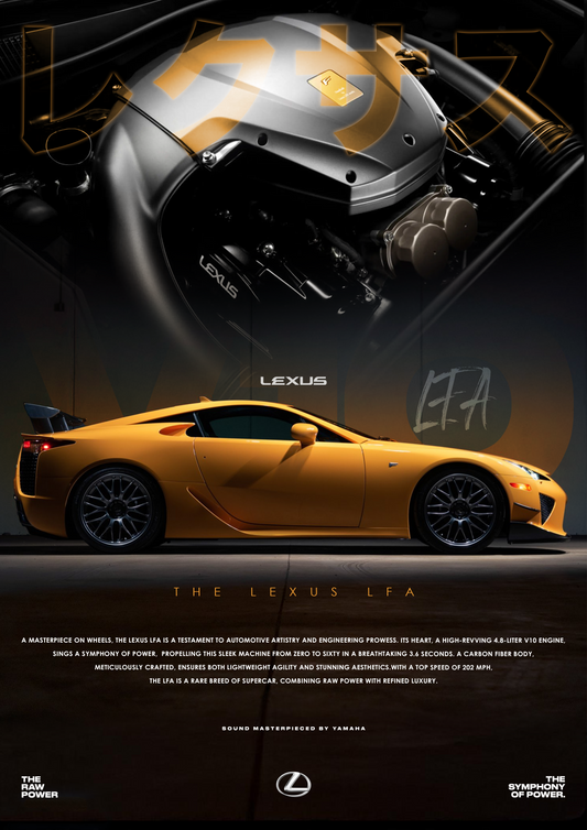 Lexus LFA V10 Poster