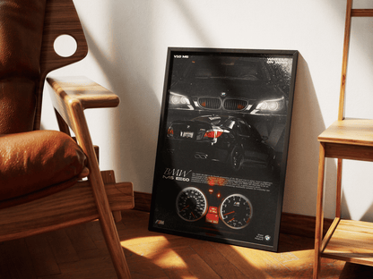 2005 BMW M5 E60 Poster