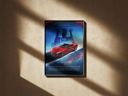 Aston Martin Vanquish 2025 Poster