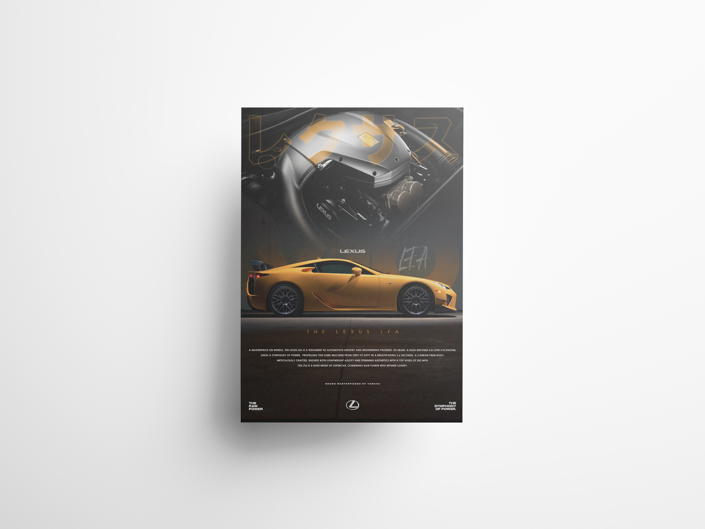 Lexus LFA V10 Poster