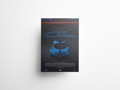 Bugatti Chiron Poster