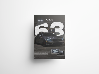 Mercedes Benz CLS 63s AMG Poster