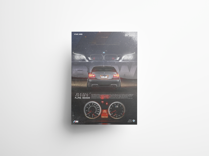2005 BMW M5 E60 Poster