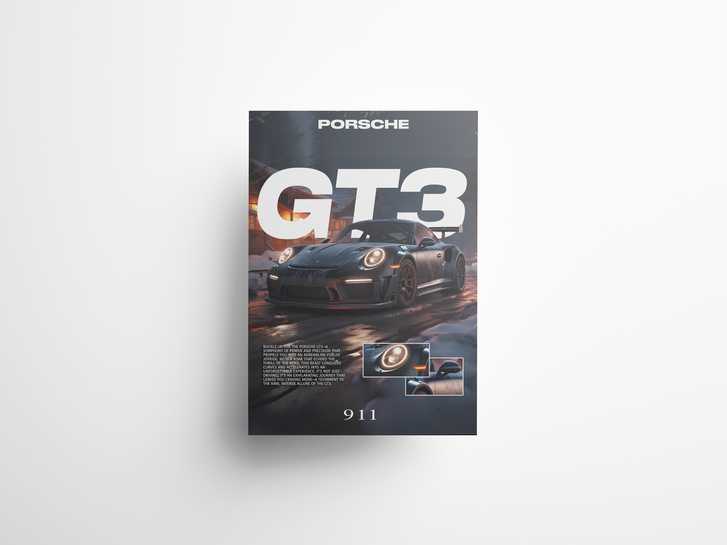 Porsche 911 GT3 Poster