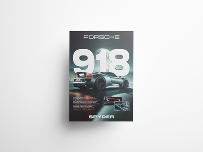 Porsche 918 Spyder Poster