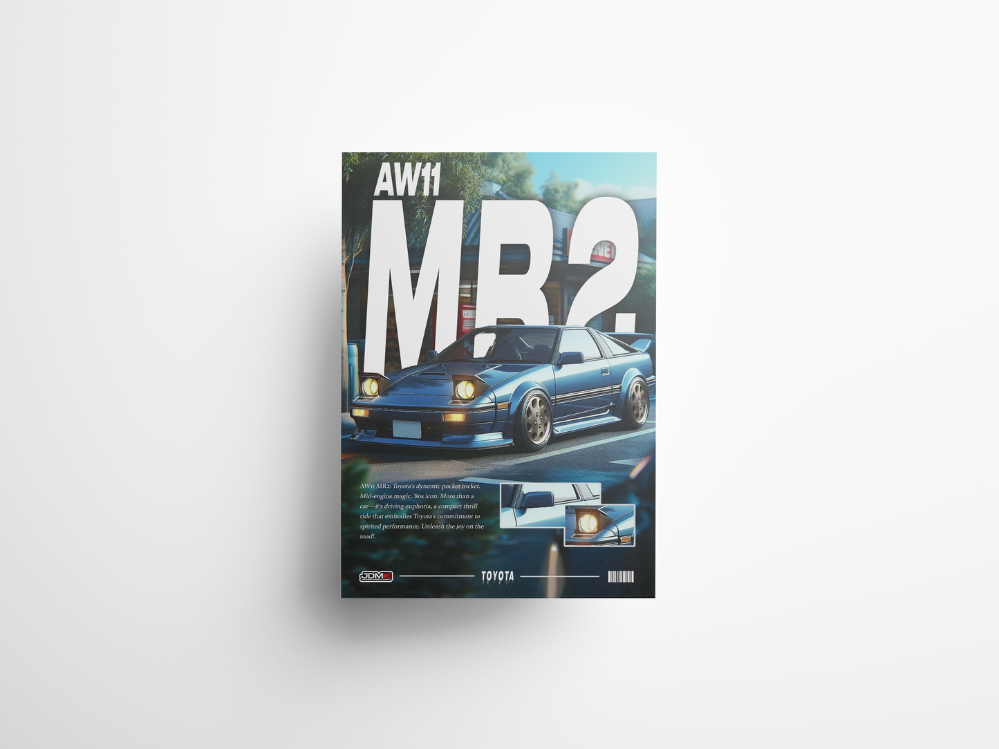 Toyota MR2 aw11 Poster