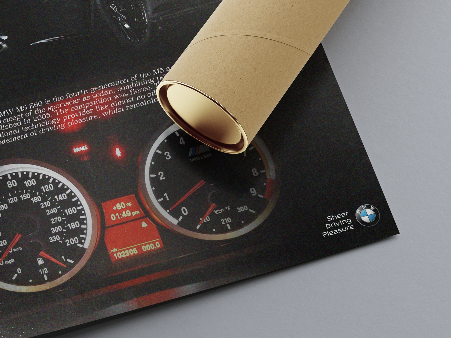 2005 BMW M5 E60 Poster