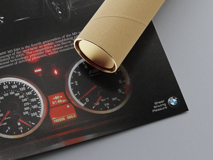 2005 BMW M5 E60 Poster