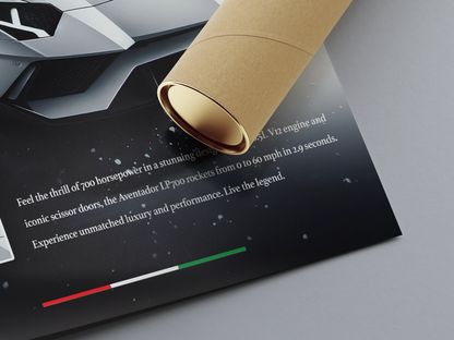 Lamborghini Aventador LP 700-4 Poster